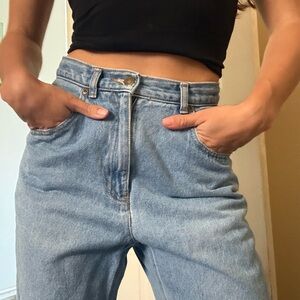 Vintage 90z Liz Claiborne High-Rise Light Blue Denim Jeans